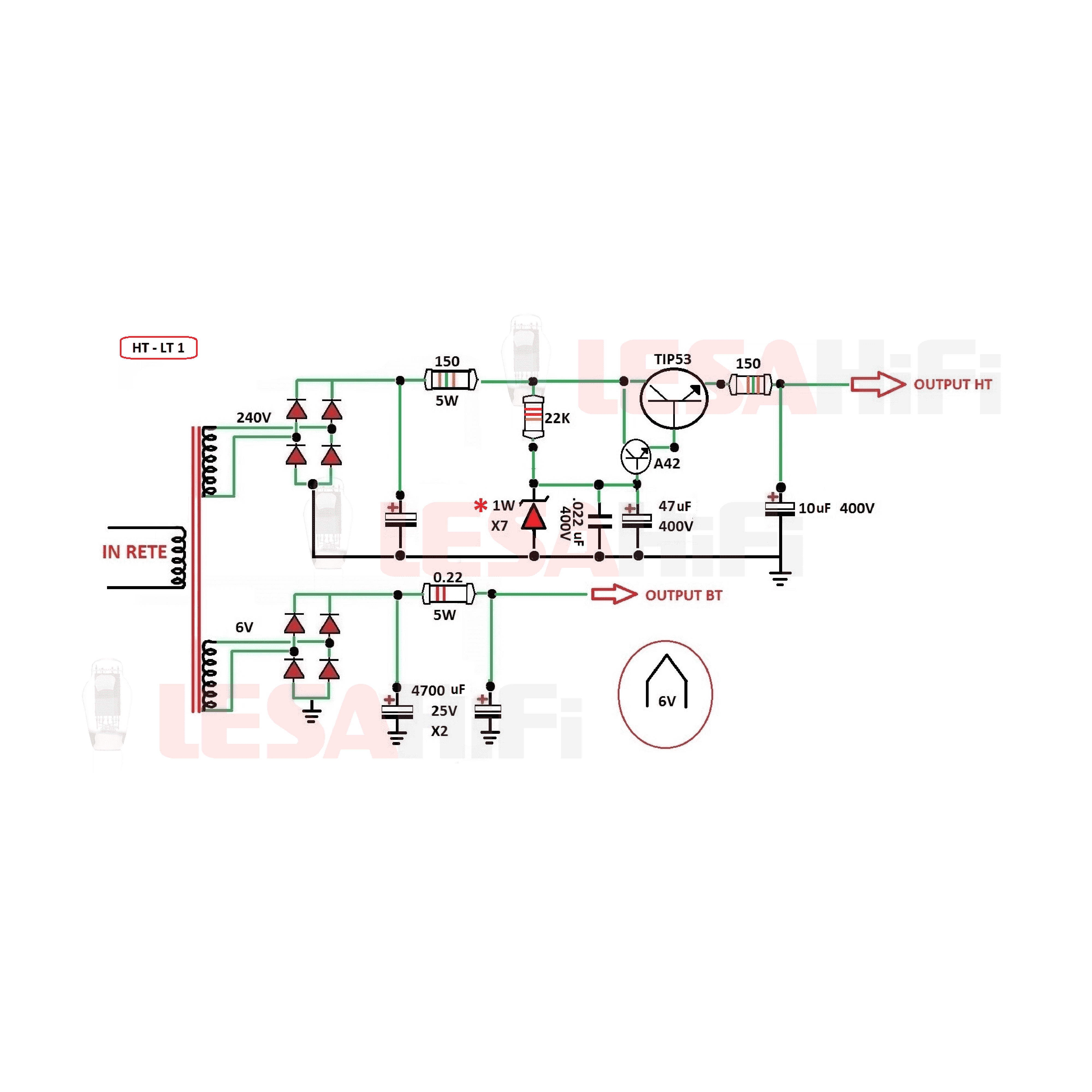 Alimentatore HT-LT 1