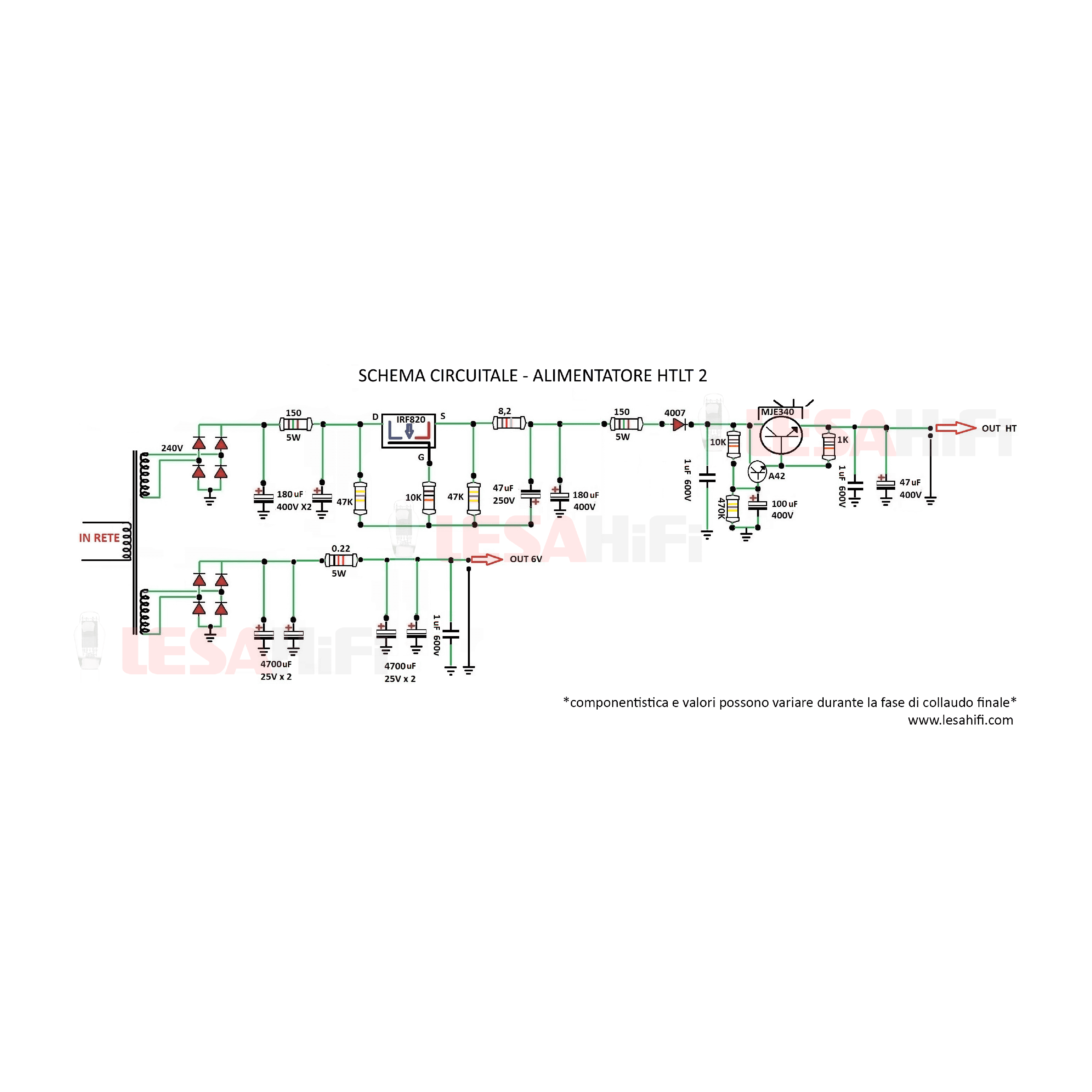 Alimentatore HT-LT 2