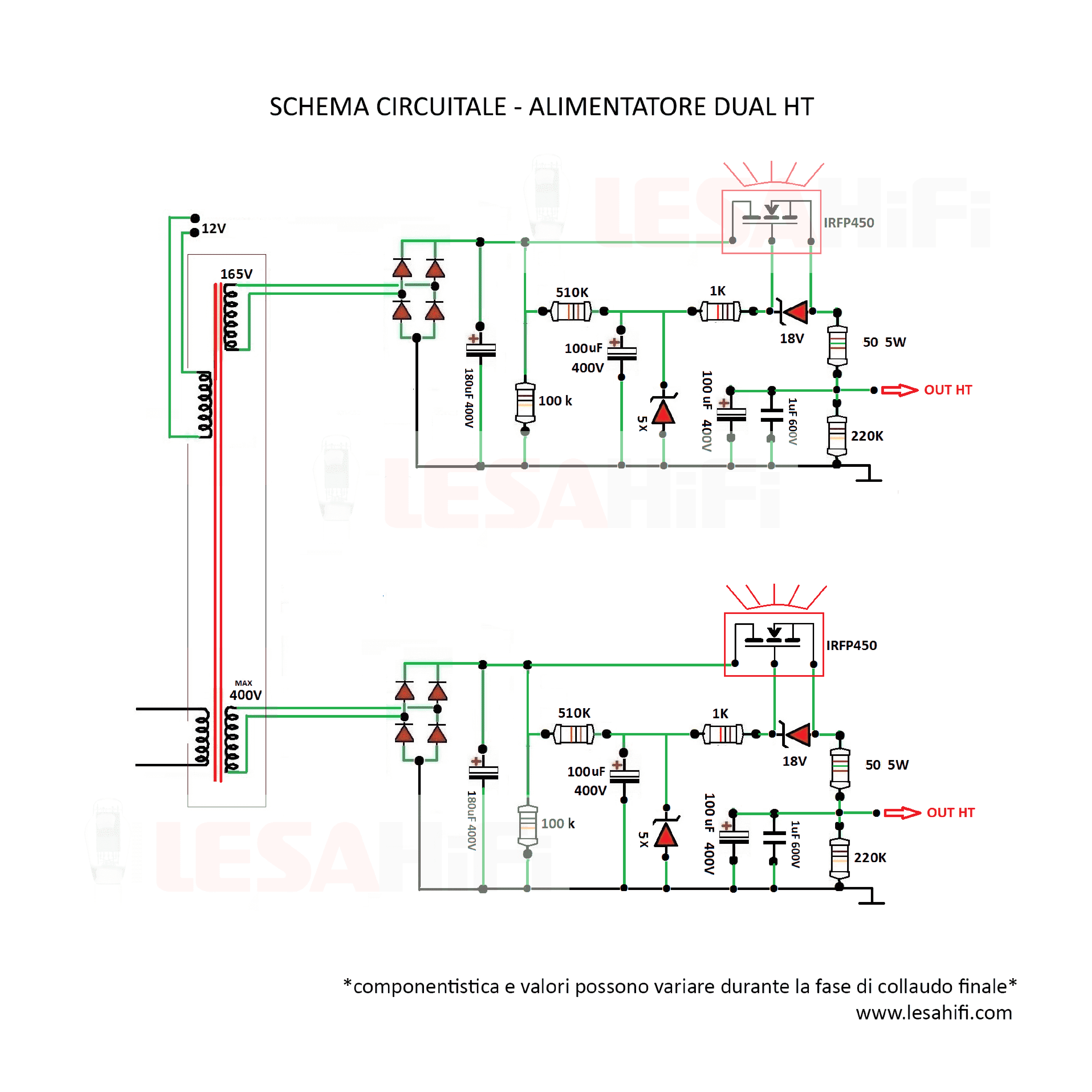 Alimentatore Dual HT